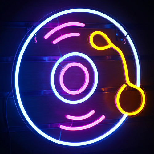 Skivmotiv – LED-neonskylt (5 V USB)