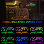 RGB Open – LED-neonskylt (5 V USB)