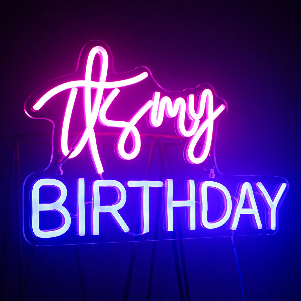 It's My Birthday – LED-neonskylt (5 V USB)
