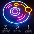 Skivmotiv – LED-neonskylt (5 V USB)