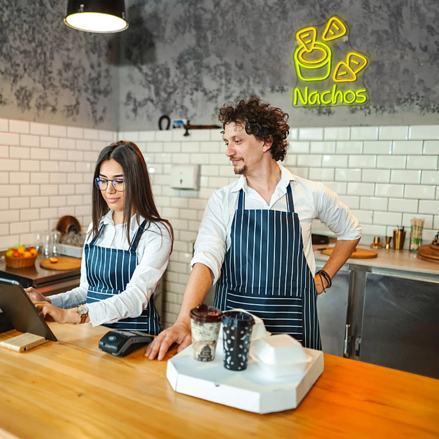 Nachos 5V USB LED Ljusskylt - Budgetvänlig
