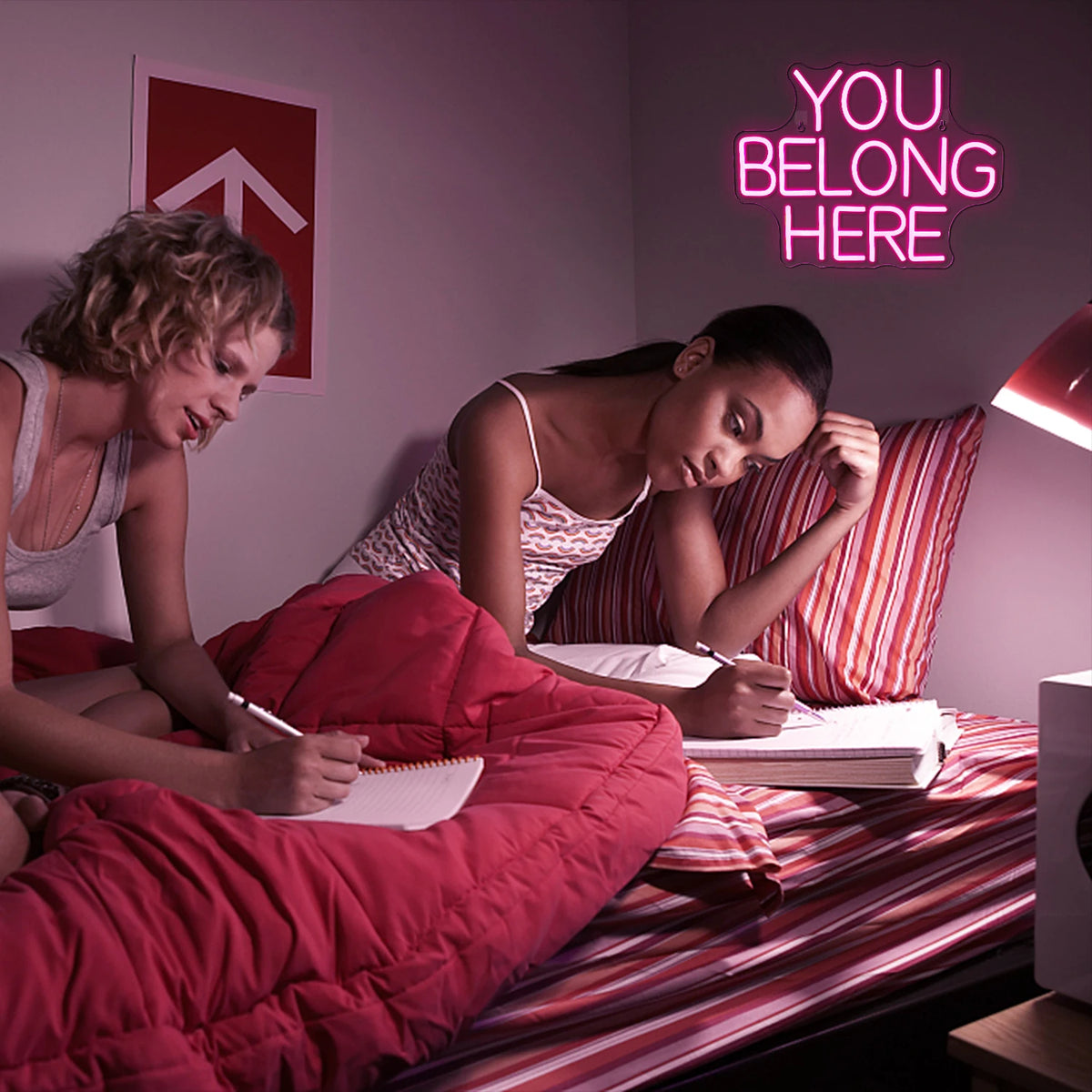 You Belong Here – LED-neonskylt (5 V USB)