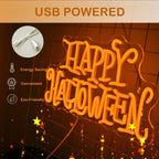 Happy Halloween – LED-neonskylt (5 V USB)