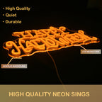 Happy Halloween – LED-neonskylt (5 V USB)