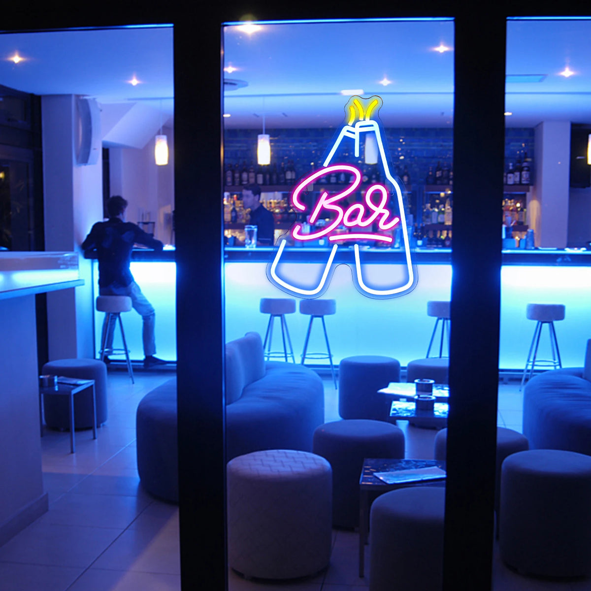 Bar – LED-neonskylt (5 V USB)