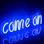 Come On – LED-neonskylt (5 V USB)
