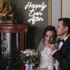 Happily Ever After 5V USB LED Neon Sign - Budget Friendly