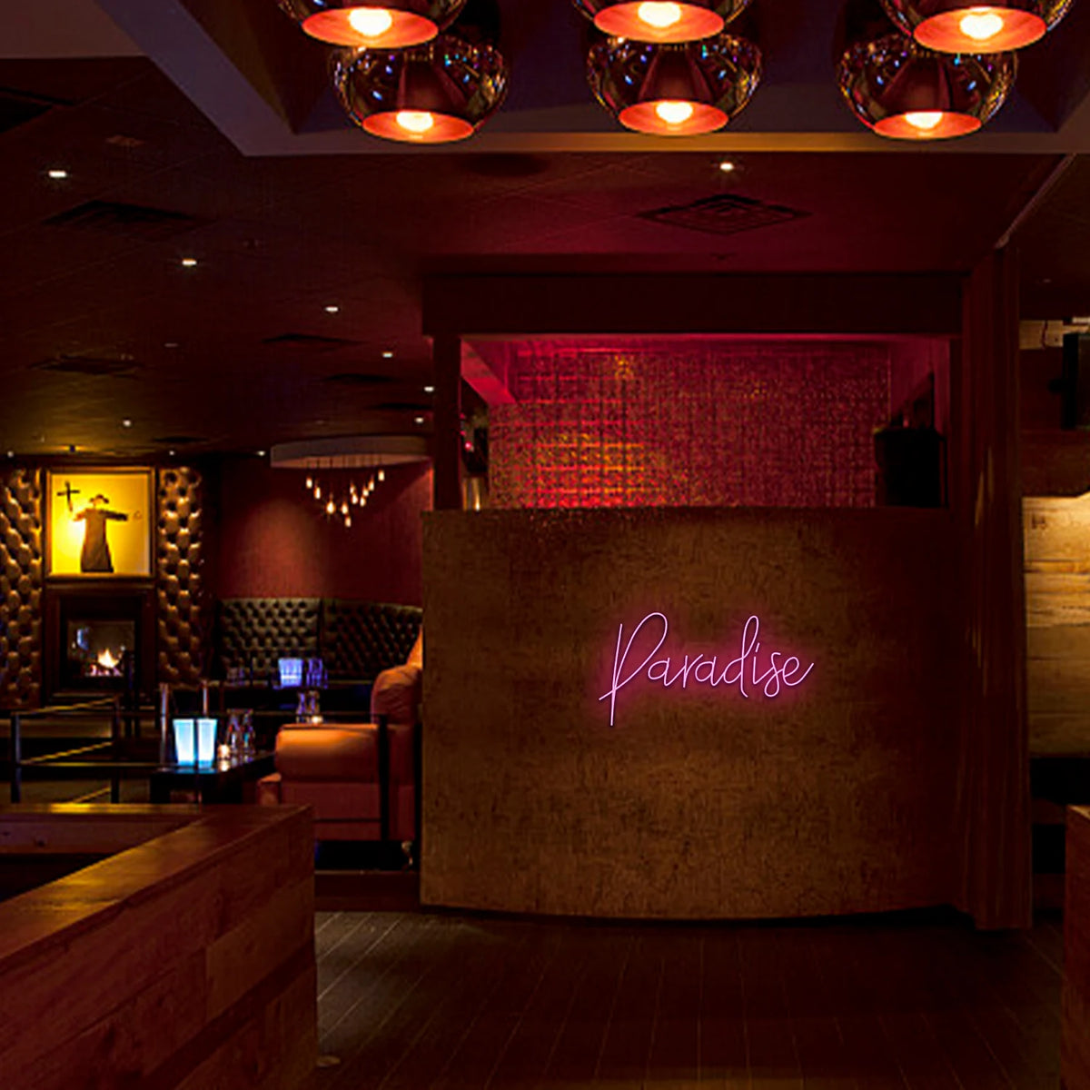Paradise – LED-neonskylt (5 V USB)