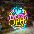Yes We're Open 5V USB LED Neon Sign - Budget Friendly