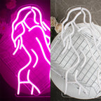 Kvinnosilhuett – LED-neonskylt (5 V USB)