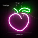 Persika – LED-neonskylt (5 V USB)