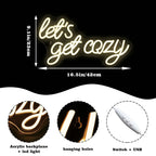 Let’s Get Cozy – LED-neonskylt (5 V USB)