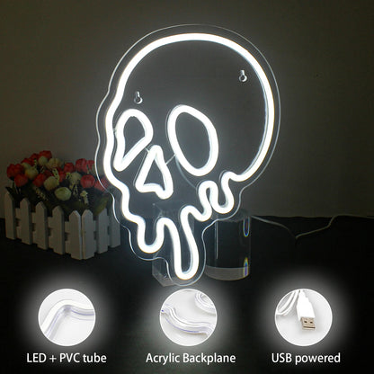 Halloween 5V USB LED Ljusskylt - Prisvärd