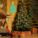 Julgran – LED-neonskylt (5 V USB)