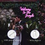 Welcome to the Jungle 5V USB LED Neon Sign - Budget Friendly