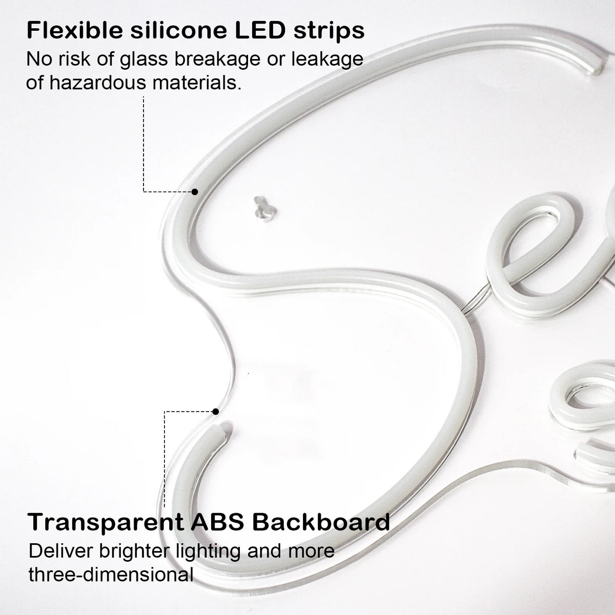 Seek SALON – LED-ljusskylt (5 V USB)