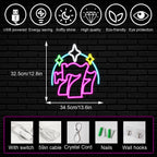 Luck 777 5V USB LED Neon Sign - Budget Friendly