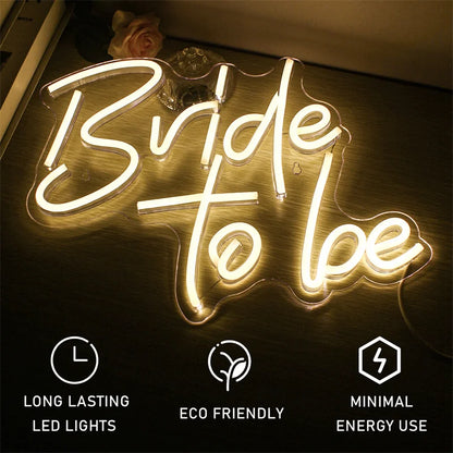 Bröllopsdekoration 5V USB LED Ljusskylt - Prisvärd