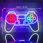 Gamermotiv – LED-neonskylt (5 V USB)