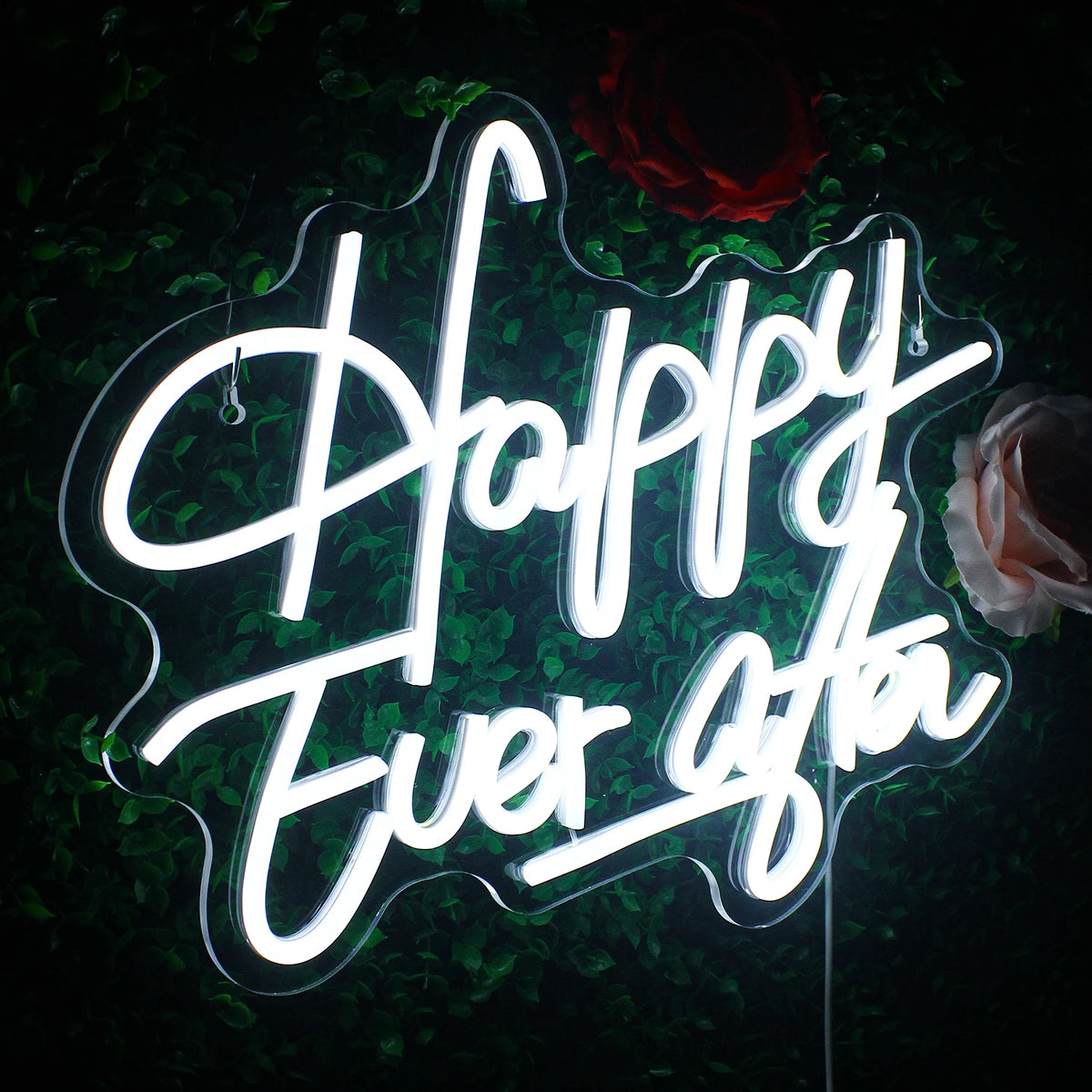 Happy Ever After – LED-neonskylt (5 V USB)
