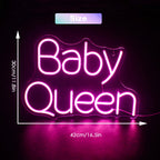Baby Queen 5V USB LED Ljusskylt - Prisvärd