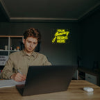 Your Journey Begins Here – LED-neonskylt (5 V USB)