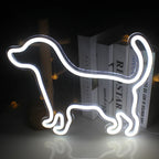Liten hund – LED-neonskylt (5 V USB)