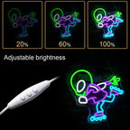 Alien 5V USB LED Ljusskylt - Prisvärd