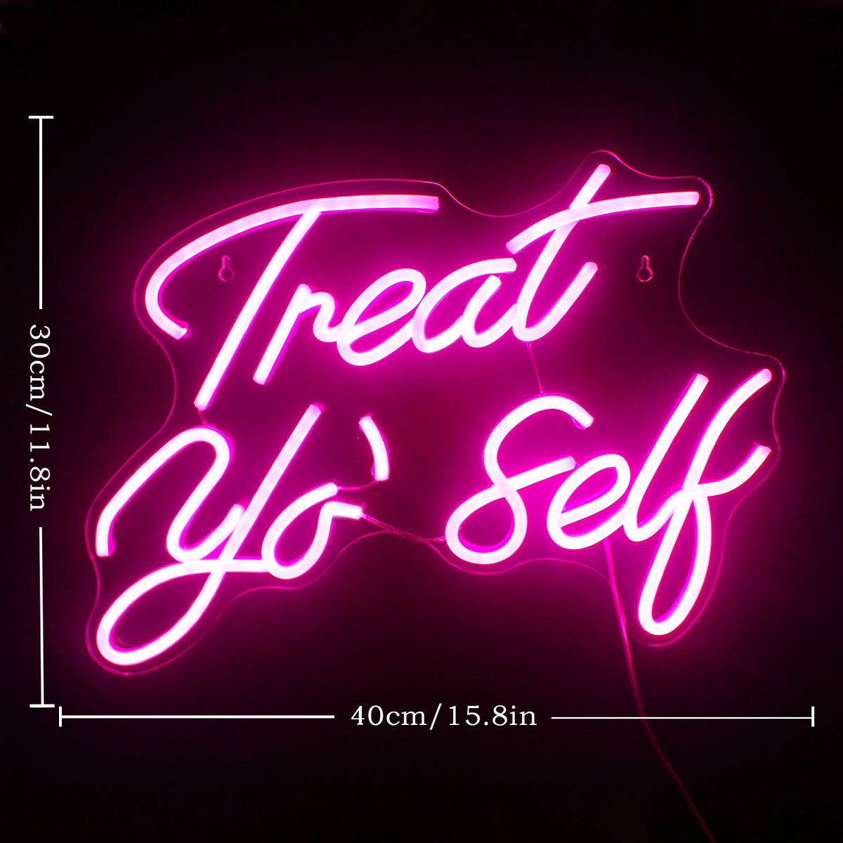Treat Yo' Self – LED-neonskylt (5 V USB)
