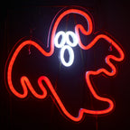 Halloweenmotiv – LED-neonskylt (5 V USB)