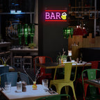 BAR – Ölsejdel och vågrät kant – LED-ljusskylt (5 V USB)