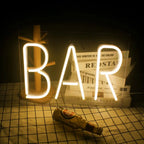BAR – LED-ljusskylt (5 V USB)