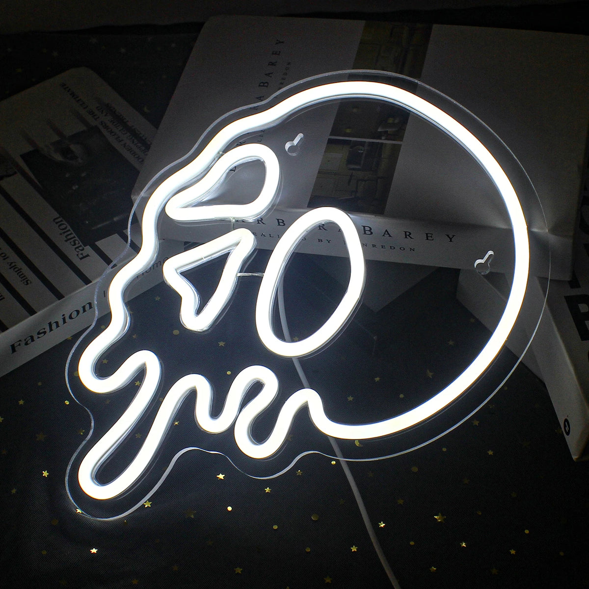 Halloweenmotiv – LED-neonskylt (5 V USB)