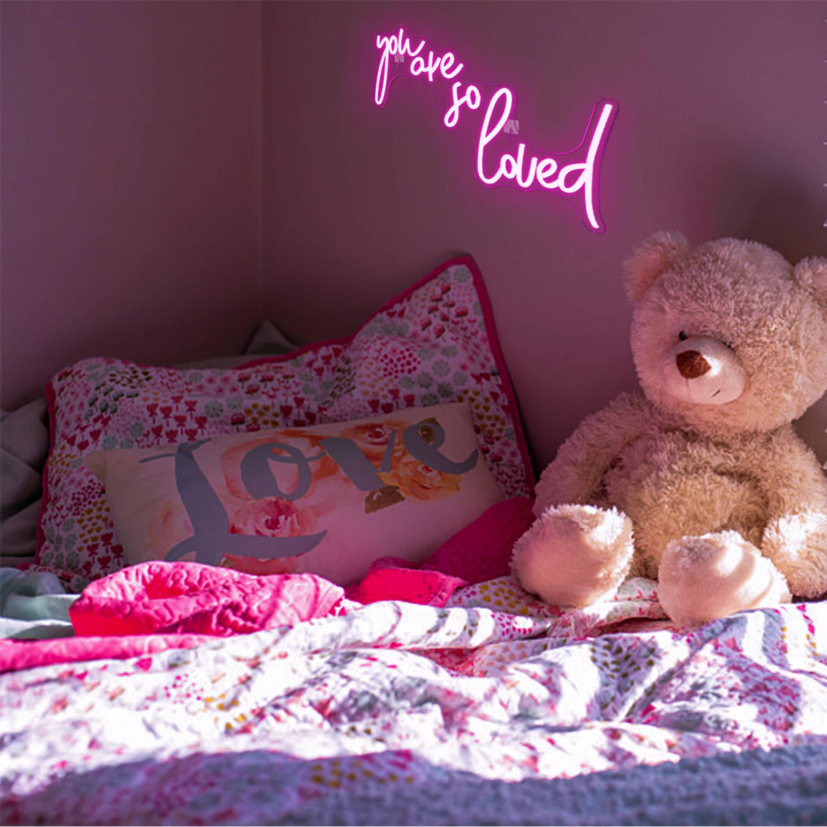 You Are So Loved – LED-neonskylt (5 V USB)