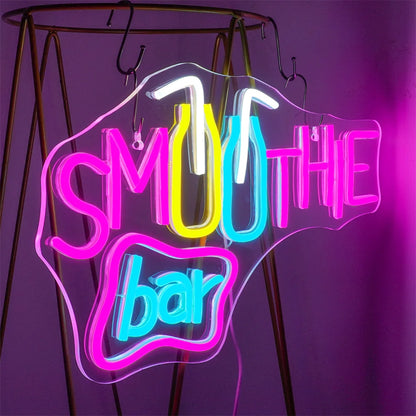 Smoothie Bar 5V USB LED Ljusskylt - Prisvärd