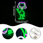 Alien Musik 5V USB LED Ljusskylt - Prisvänlig