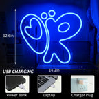 Snigel – LED-neonskylt (5 V USB)