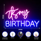 It's My Birthday 5V USB LED Neon Sign - Budget Friendly