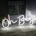 Oh Baby 5V USB LED Neon Sign - Budget Friendly