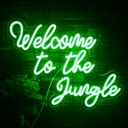 Welcome To The Jungle – LED-neonskylt (5 V USB)