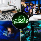 Alien 5V USB LED Ljusskylt - Budgetvänlig