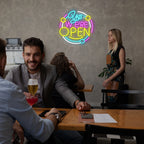 Yes We're Open 5V USB LED Neon Sign - Budget Friendly