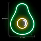 Avokado 5V USB LED Neonskylt - Prisvänlig