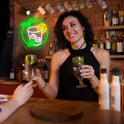 Mojito 5V USB LED Ljusskylt - Budgetvänlig