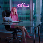 Girl Boss – LED-neonskylt (5 V USB)