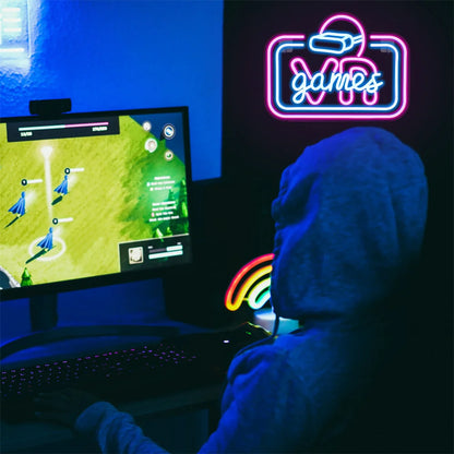 VR-spel 5V USB LED Ljusskylt - Budgetvänlig