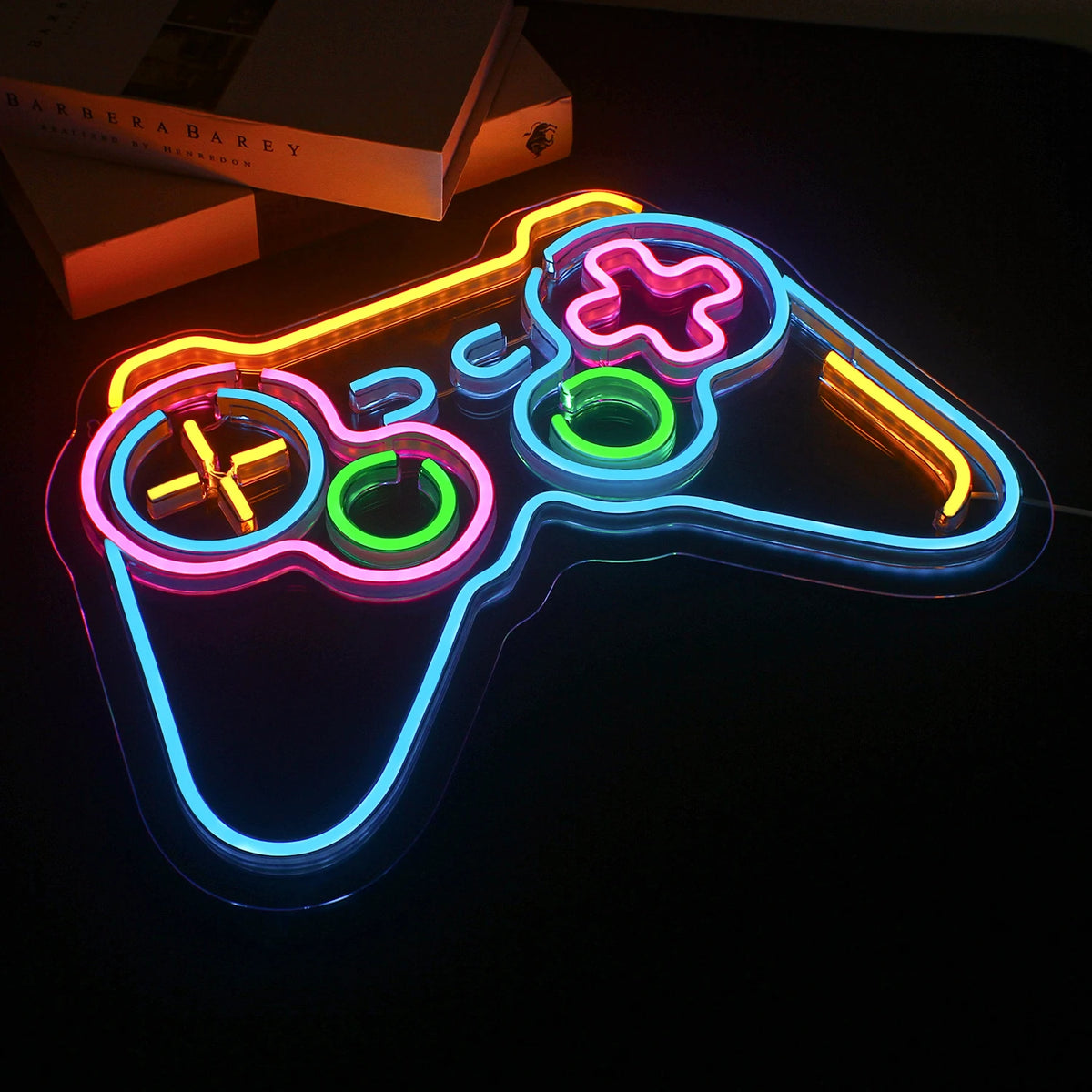 Game Shaped – LED-neonskylt (5 V USB)