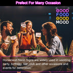 Good Food Good Mood – LED-ljusskylt (5 V USB)