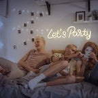 Let's Party 5V USB LED Neon Sign - Budget Friendly