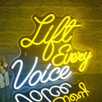 Lift Every Voice – LED-neonskylt (5 V USB)